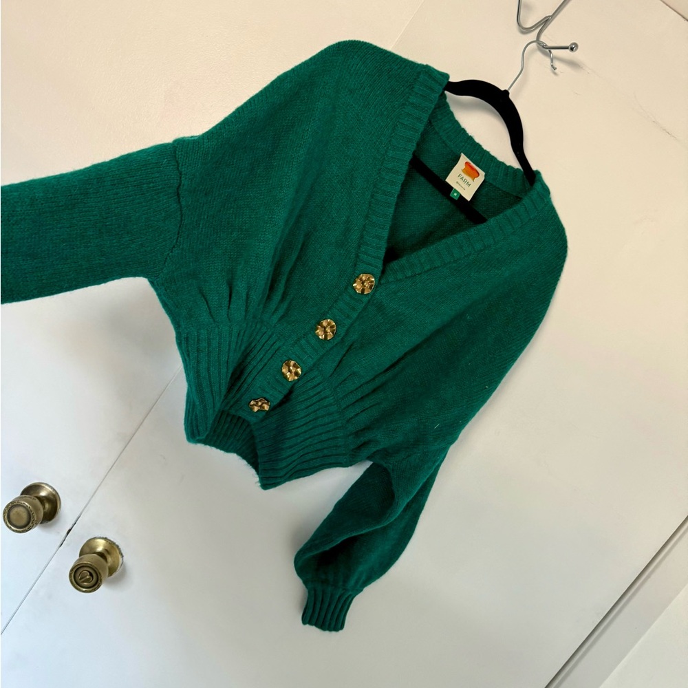 FARM Rio Emerald Button-Up Cardigan - Picture 4 of 4